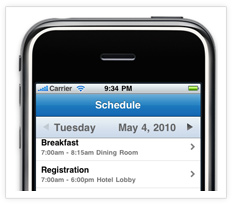 iPhone Conference App